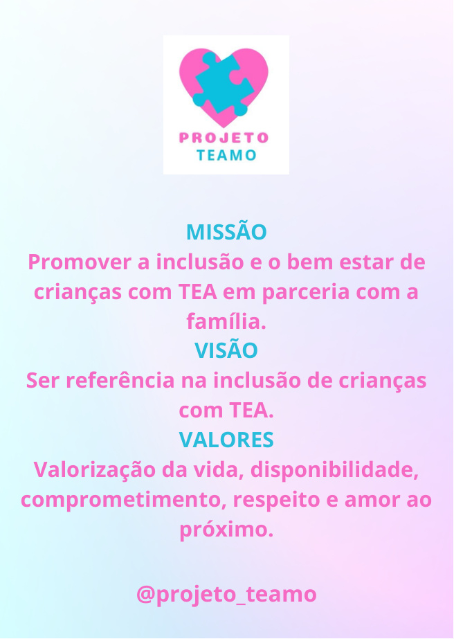 Página 2 da apresentação do Projeto TEAMO