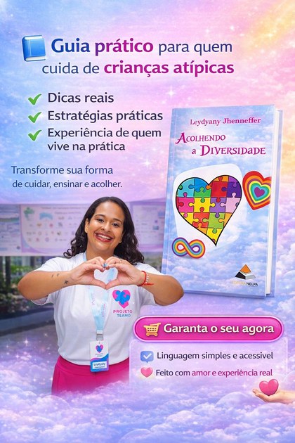 Foto da Leydyany com o livro Acolhendo a Diversidade